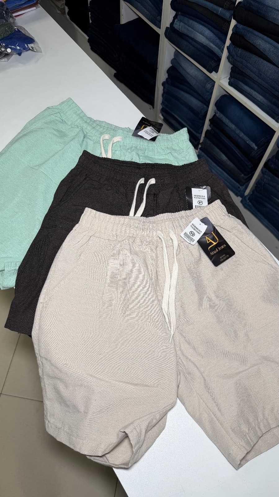 Short mauricinho linho